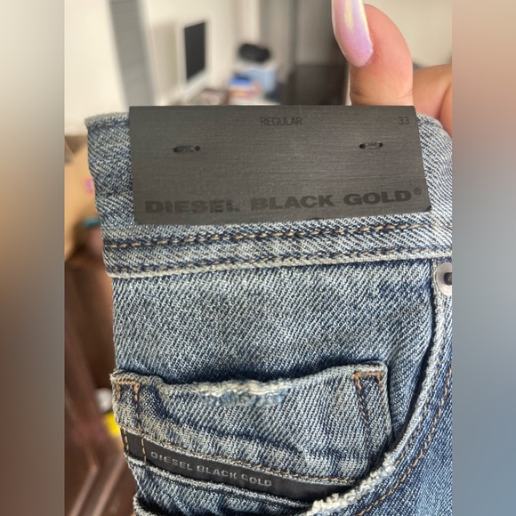 NWT Diesel Black Gold Regular Slim Cut Jeans - Picture 6 of 7